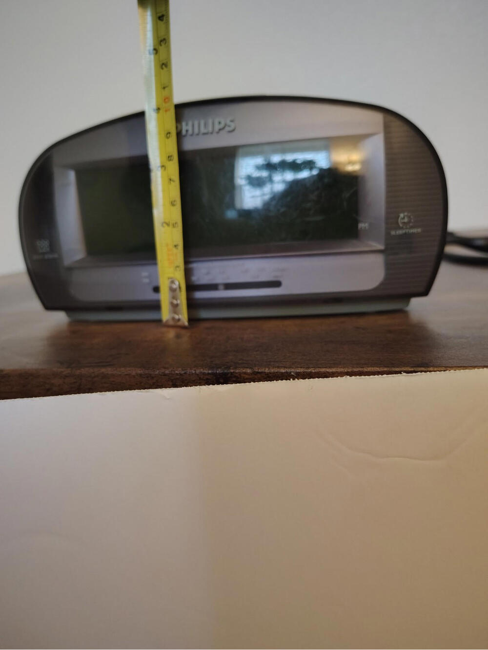 Philips AJ3540/37 Large Display Digital AM/FM Alarm Clock Radio, Gray - Working - Picture 6 of 8